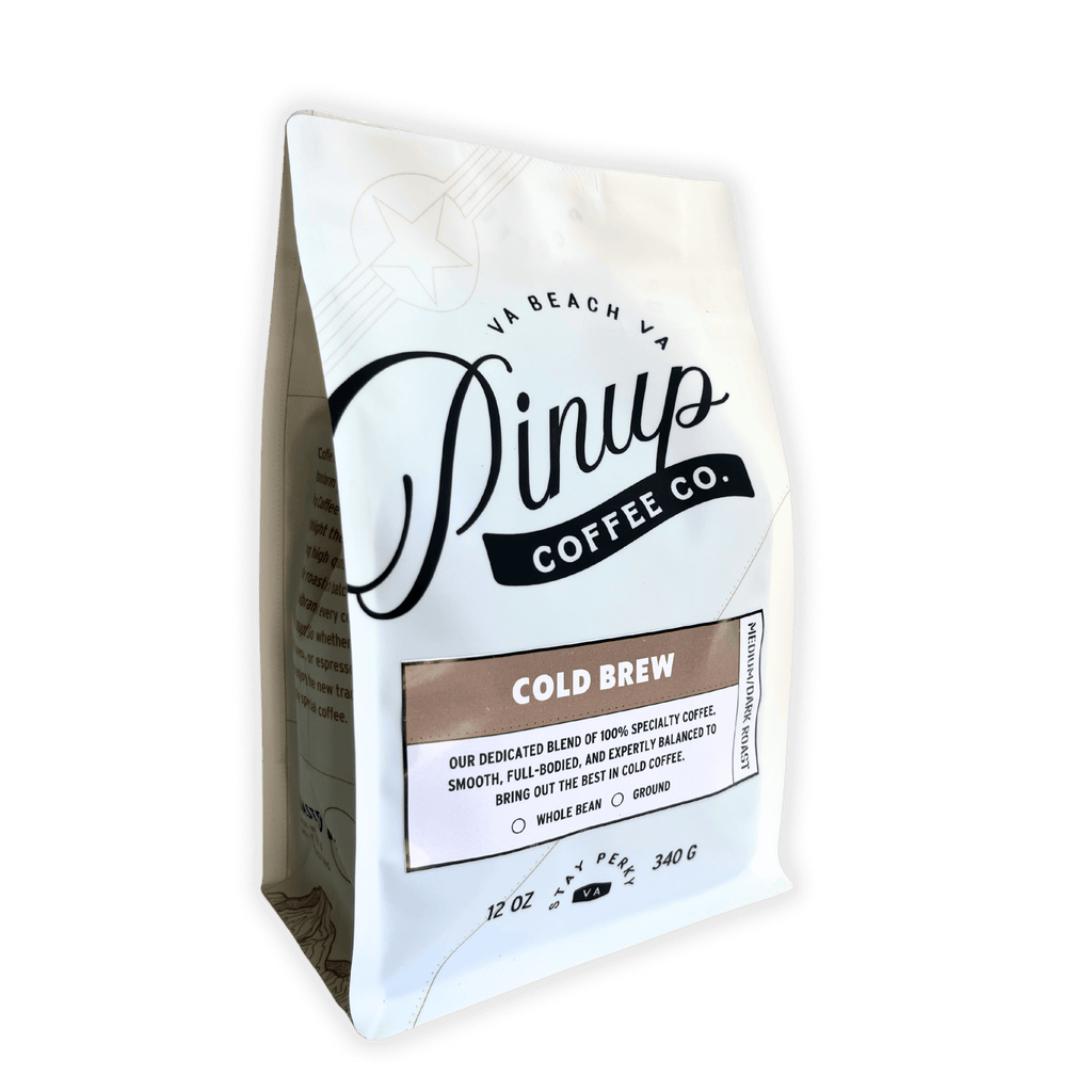 Bag of cold brew coffee blend