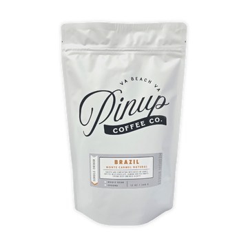 Brazil monte carmel natural coffee bag