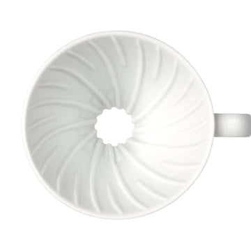 V60 white ceramic coffee dripper