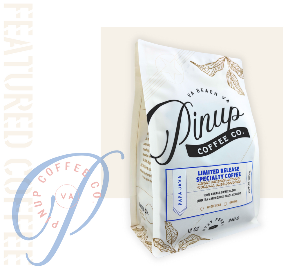 dark roast specialty coffee papa java