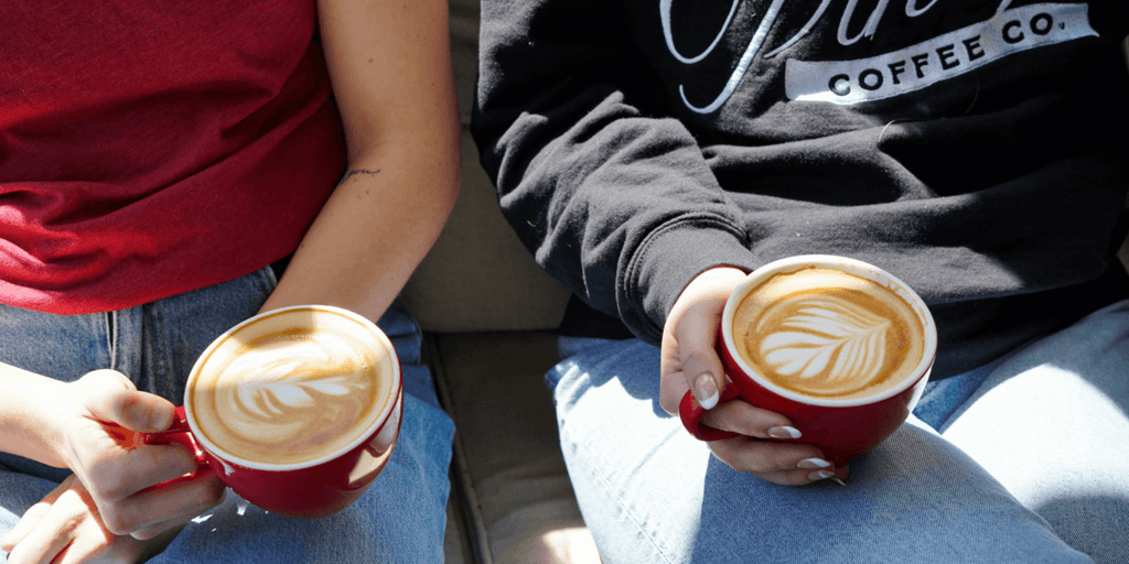 sherwood cafe outdoor seating and lattes