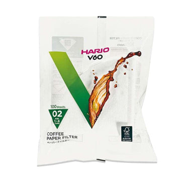 Hario V60 02 paper filter pack of 100
