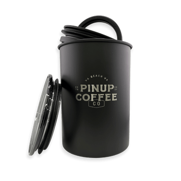 Airscape Classic 7" Stainless Steel Canister - Pinup Coffee Co