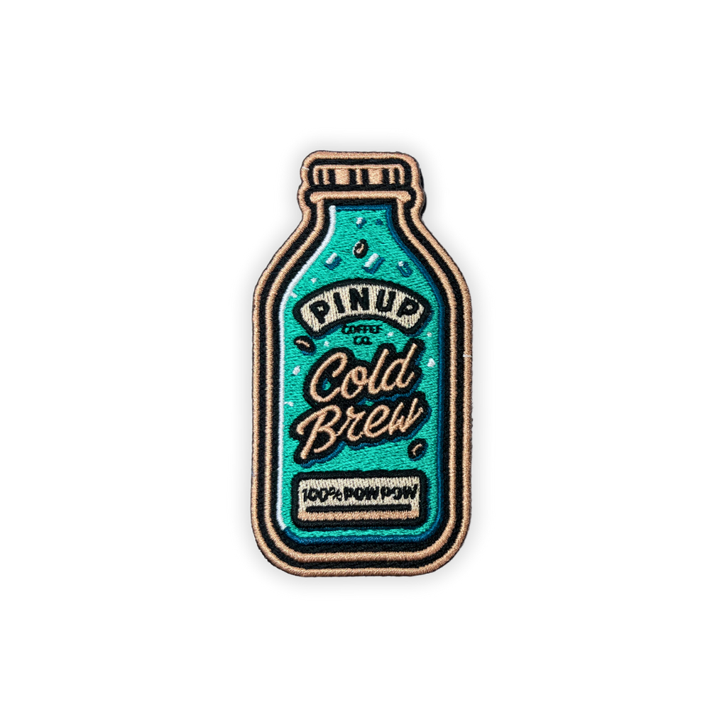 cold brew coffee velcro patch