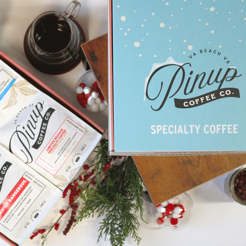 Holiday Coffee Sample Box | Pinup Coffee Co | Coffee Gifts