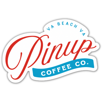 Pinup Coffee Co Color Logo Sticker - Pinup Coffee Co