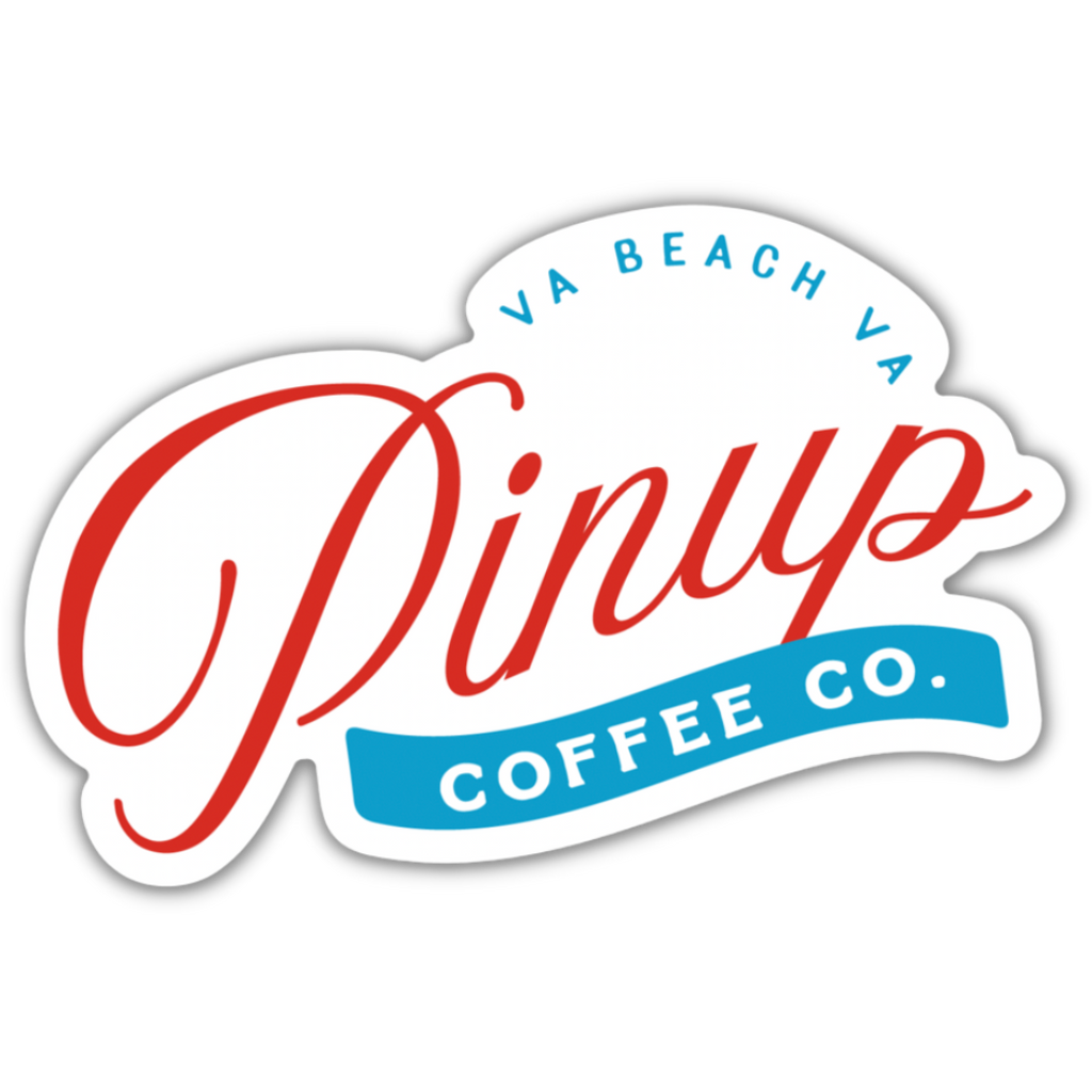 Pinup Coffee Co Color Logo Sticker